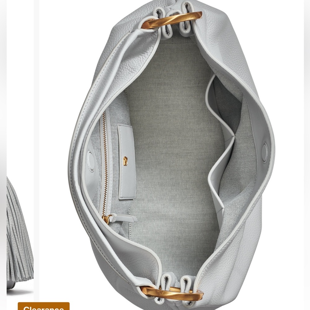 Donna Karan Glenwood Leather with Tussel Detail